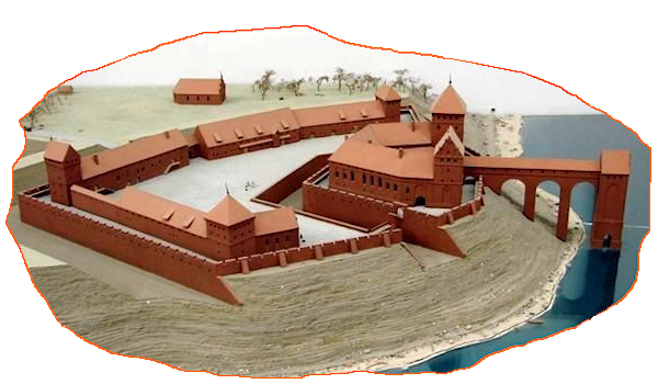 Maquette du château de Balga
