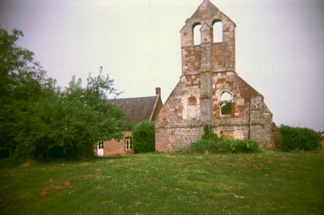 Le pignon de la chapelle