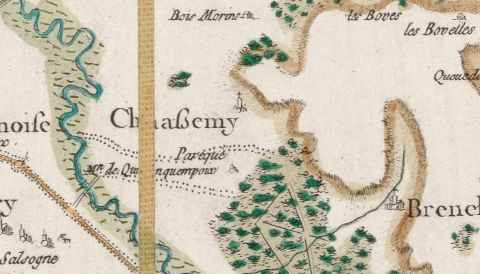 La Bastide sur la carte de Cassini