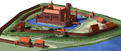 Plan du château de Gniew
