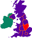 Grande Bretagne, East Midlands