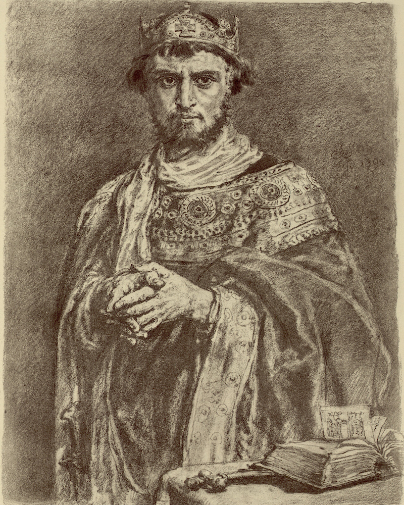 Kazimierz I 'Odnowiciel' dans 'Poczet królów i książąt polskich'