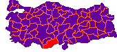 Turquie, Province de Mersin