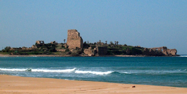 Vue des ruines du Château- Pèlerin