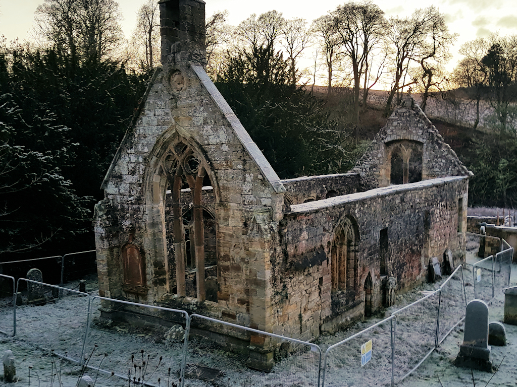 Les ruines de la chapelle de Balantrodoch