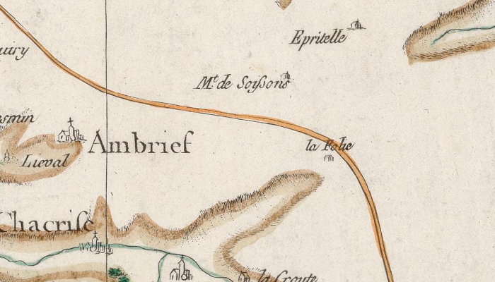 Mont-de-Soissons sur la carte de Cassini