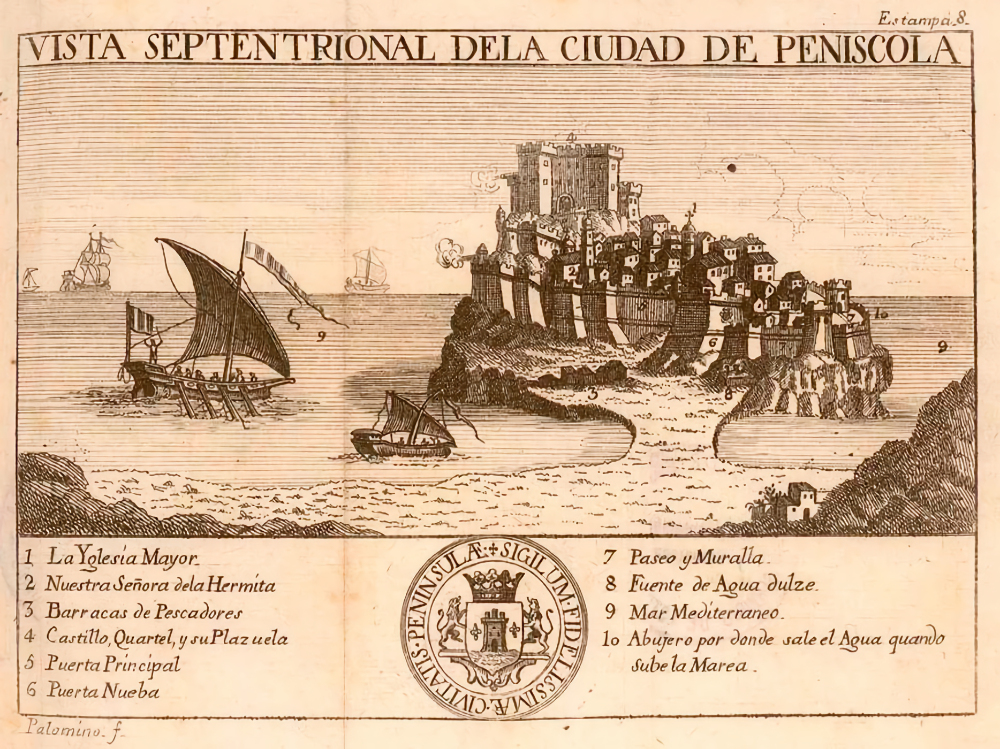 Représentation du Château de Peniscola