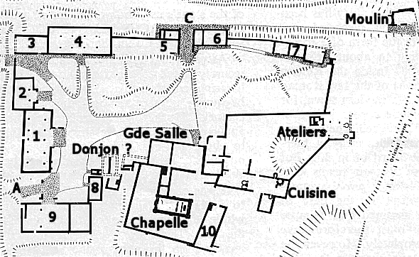 Plan de la maison de South Witham